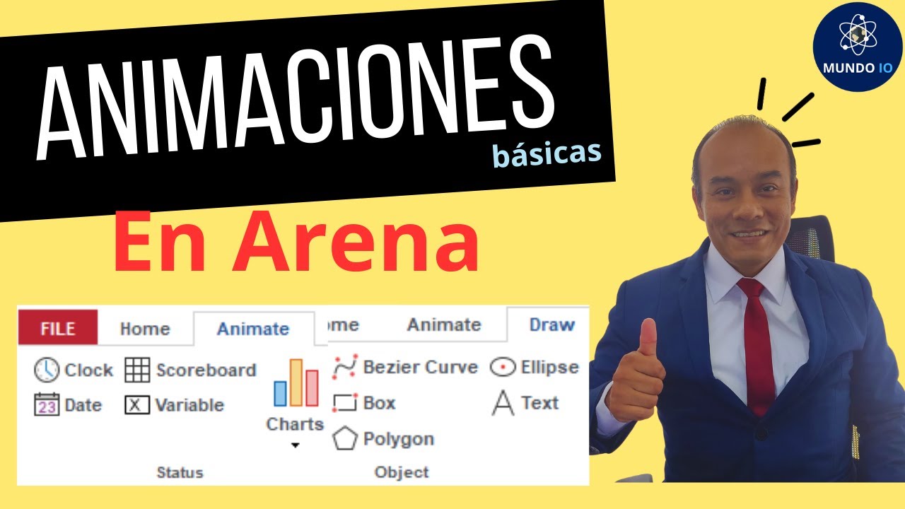 Animaciones Básicas con Arena: Simulación de procesos