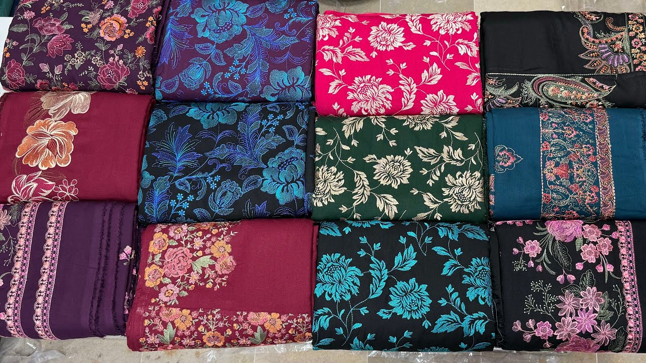 Sale💖 Sale💖 Sale💖 Winter Karandi Shawls with embroidered suits 💖