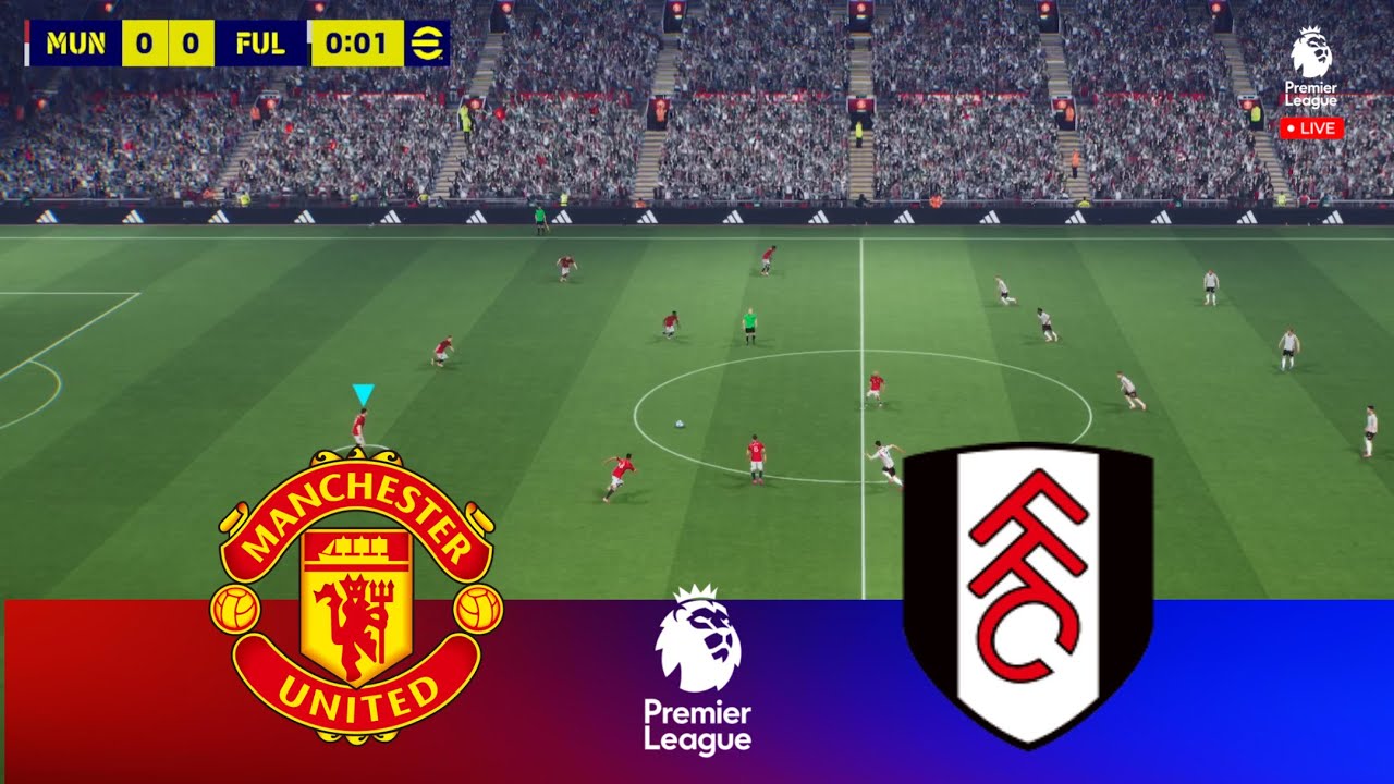 🔴LIVE :Manchester United vs Fulham - Premier League 2025/26 | Pes 21 Gameplay Simulation