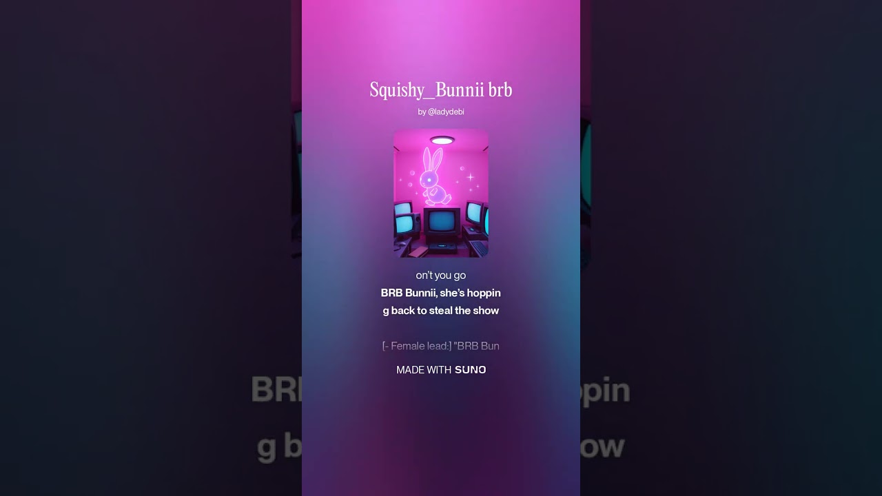 Squishy Bunnii brb by Lady Debi
