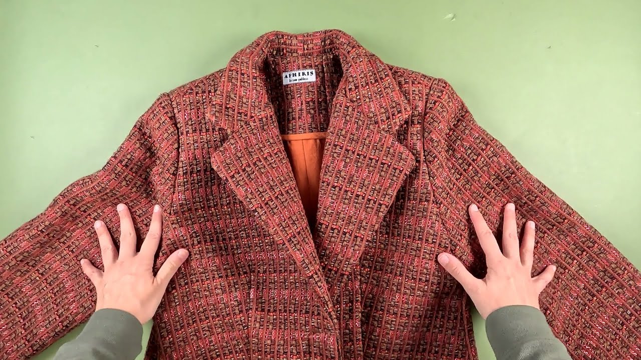 Sewing Coat with Shoulder Pads+ Pocket in Dart| Sewing Tutorial