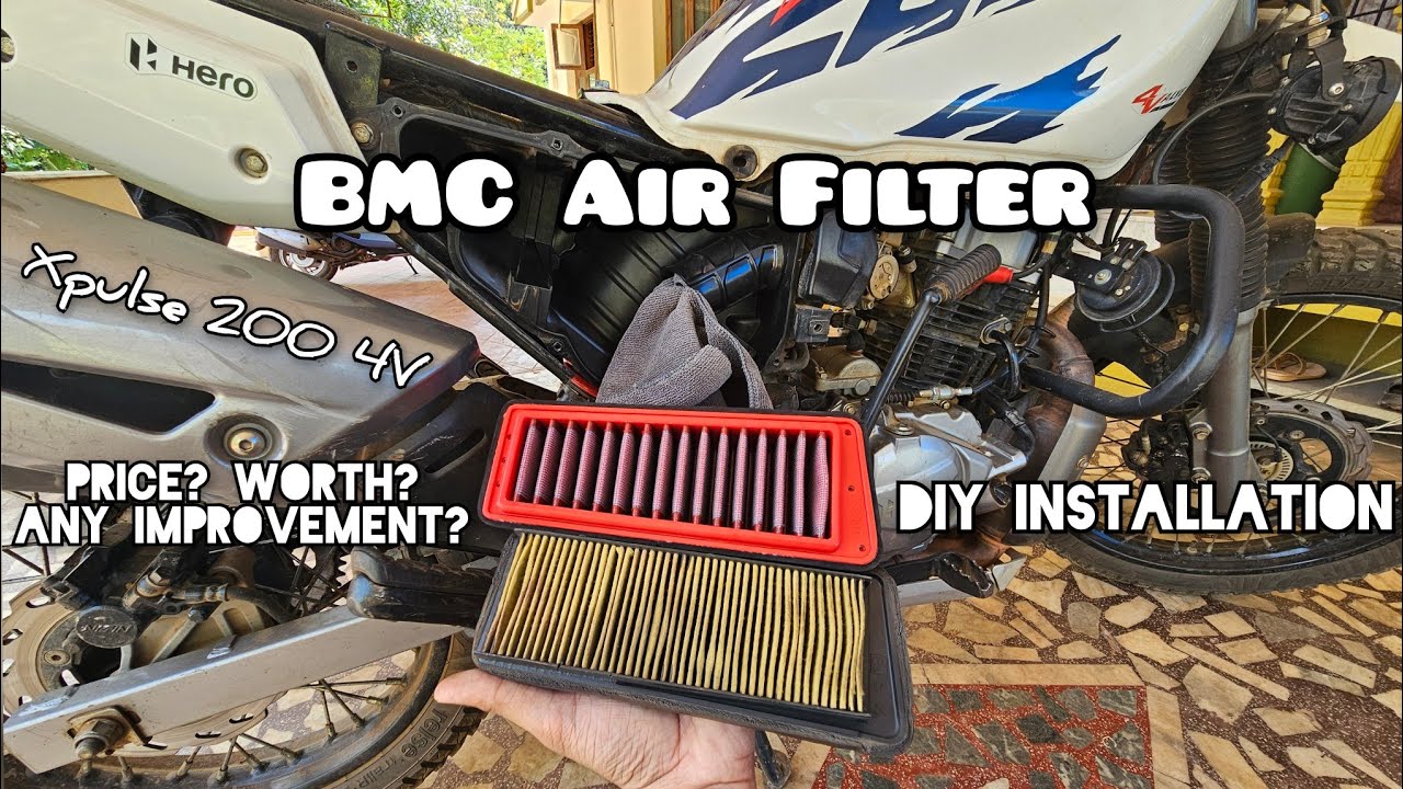 BMC Air Filter for Xpulse 200 4V | DIY Installation | Worth? Price? Any Improvement?