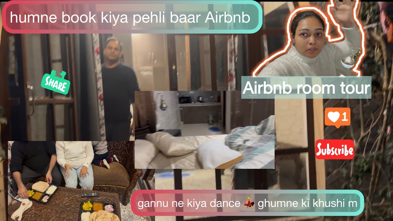 Our 1st Airbnb in dehradun #hotel #dehradun #travel #vlog #dailyvlog #roomtour #travelvlog 
