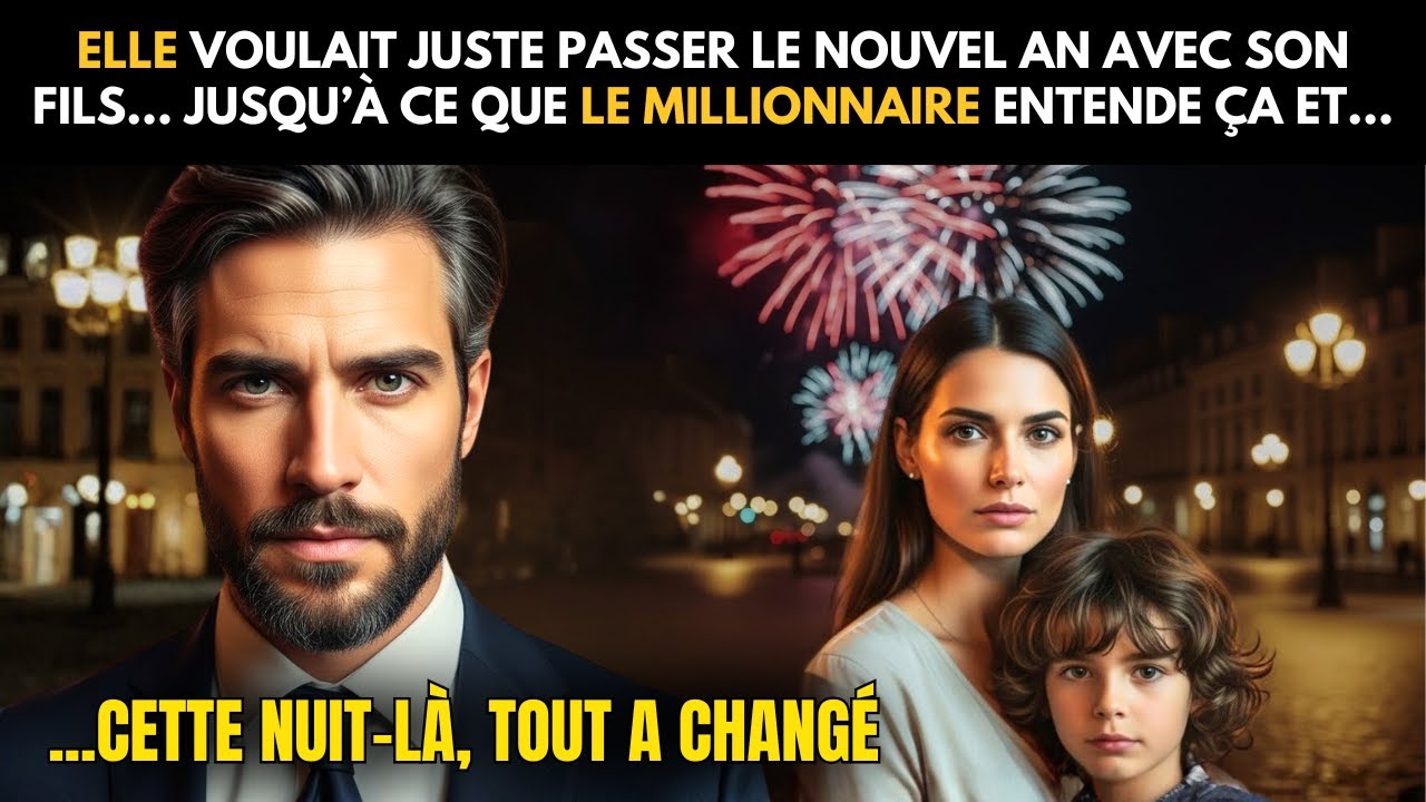 ELLE VOULAIT PASSER LE NOUVEL AN AVEC SON FILS... JUSQU'À CE QUE LE MILLIONNAIRE ENTENDE ÇA ET...
