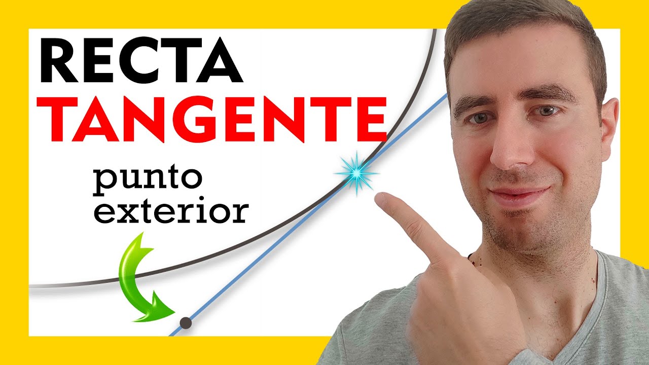 🔄 Ecuación de la RECTA TANGENTE a una curva desde un PUNTO EXTERIOR