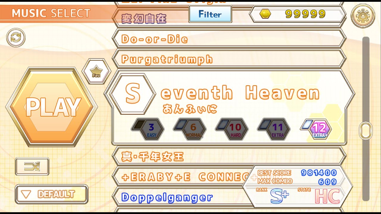 【ChainBeeT】Seventh Heaven [EXTRA+ 12] 968333pts