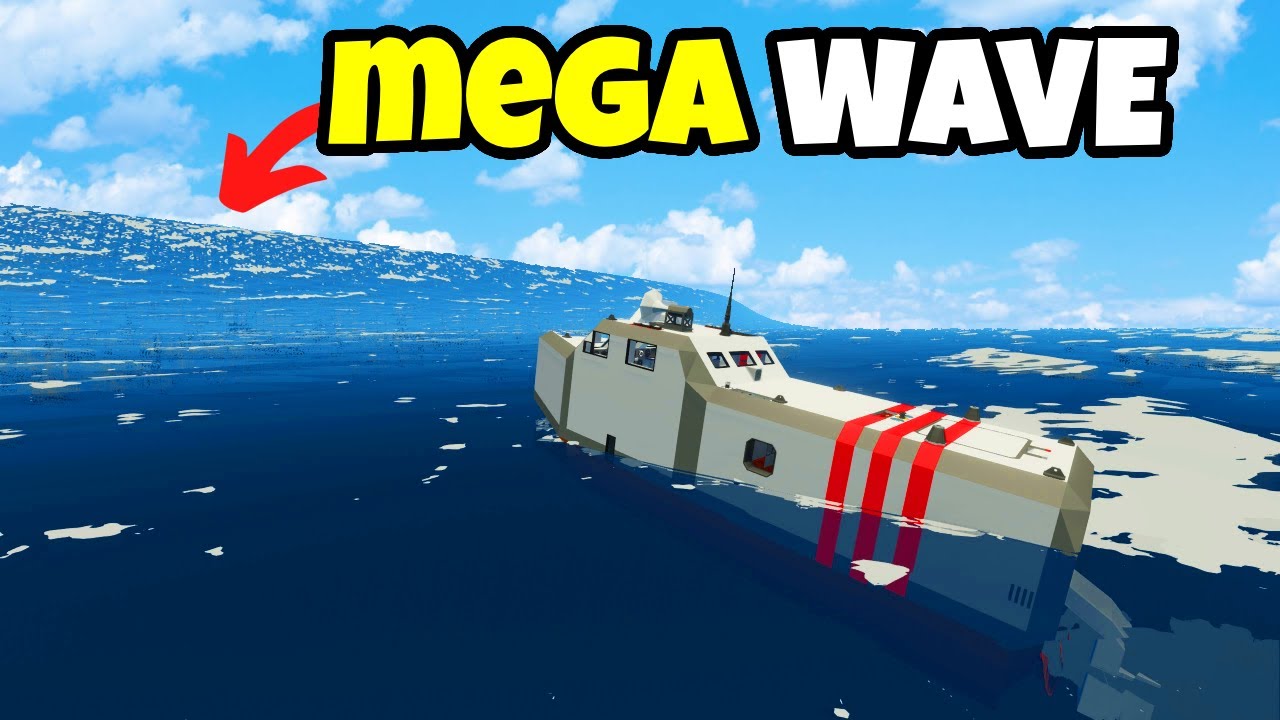 Testing The Ultimate Tsunami Survival Boat In Stormworks