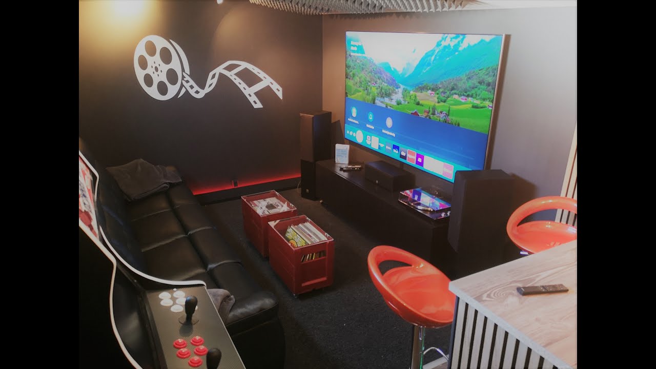 Timelapse building home movie theater and bar in a 12 square meter shed / Biograf & bar i 12 m2 skur