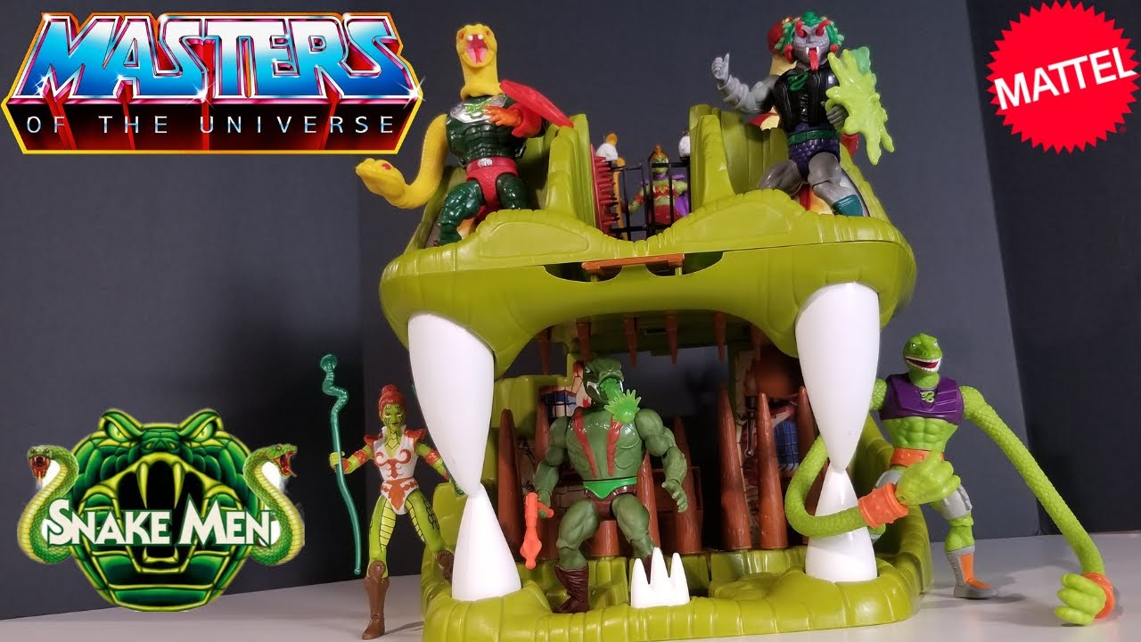 Motu Origins Snake Men Review with the Fortress of Fangs