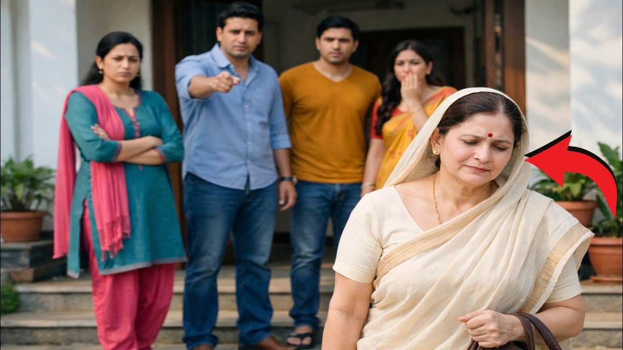 माँ को घर से निकाला गया, लेकिन उसकी एक सच्चाई ने पूरे घर को हिला दिया
