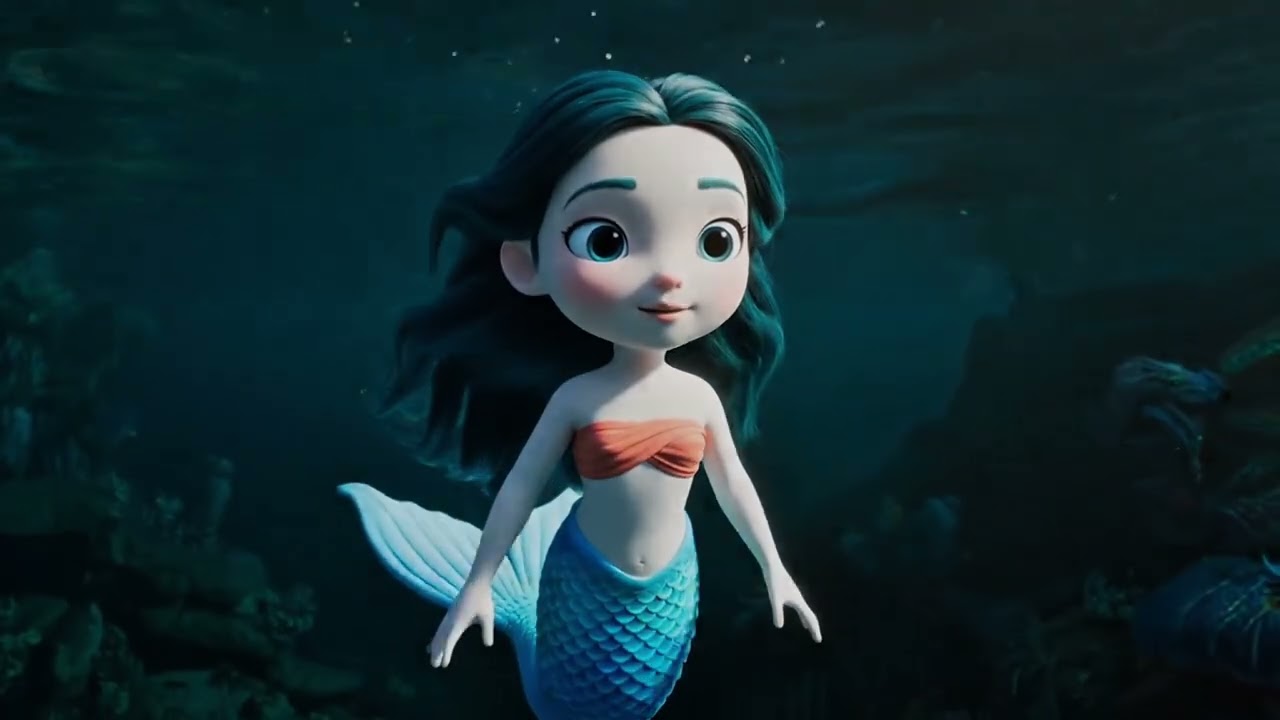 Duyung yang takut berenang | Animasi 3D #trending #cartoon 