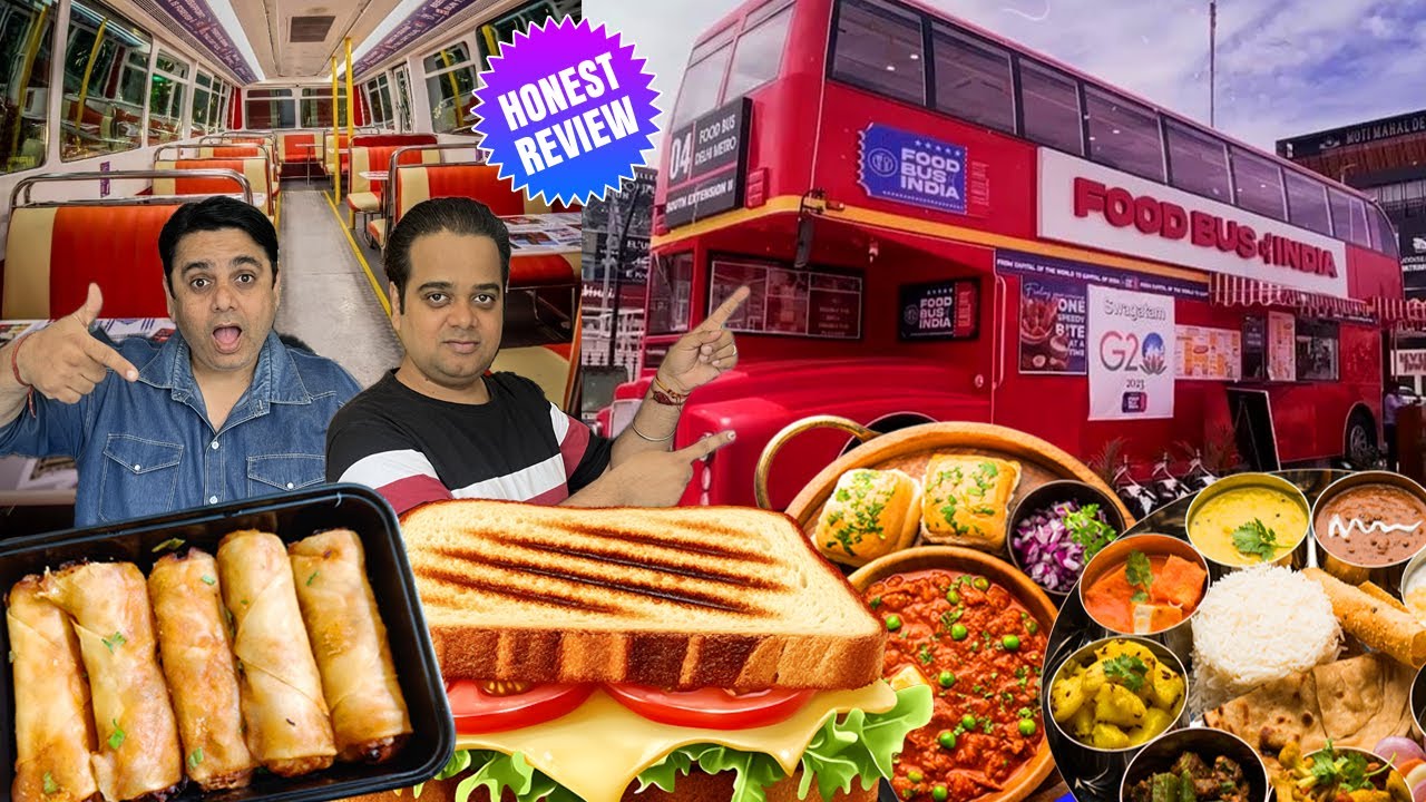 Food Bus of India Review | South Delhi Food Review | Delhi Street Food ! Street Food South Delhi