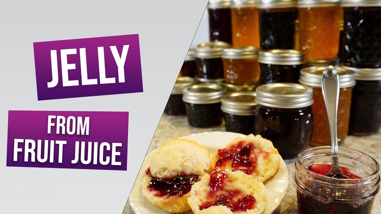 Simple Homemade Jelly from Made Fruit Juice