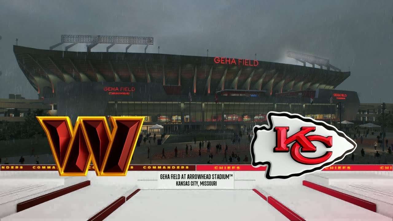 Madden 26 - Washington Commanders @ Kansas City Chiefs - Week 8 Monday Night Football