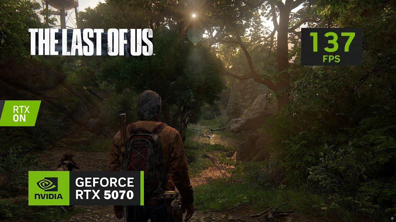 The Last of Us Part I | RTX 5070 12 GB | 1440p, 4k | DLSS 4  #thelastofus #rtx5070 #pc
