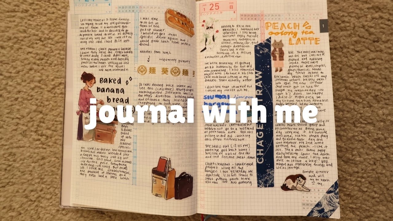 Real Time Journal With Me: Weekend in Janaury |ᢉ𐭩