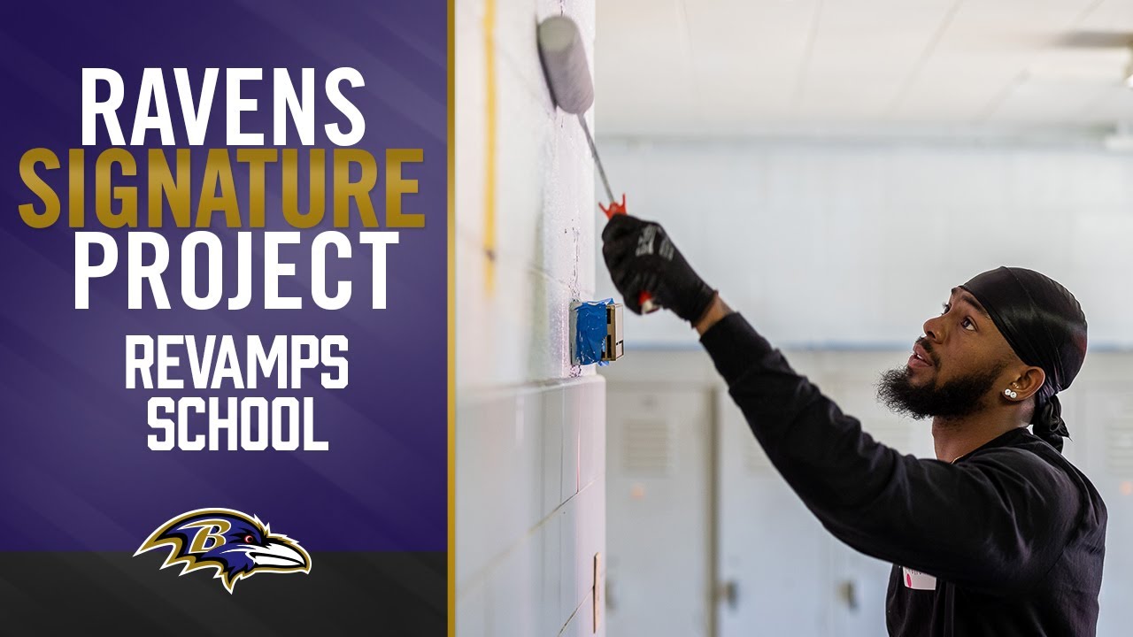 Ravens Signature Community Project Renovated Baltimore School | Baltimore Ravens