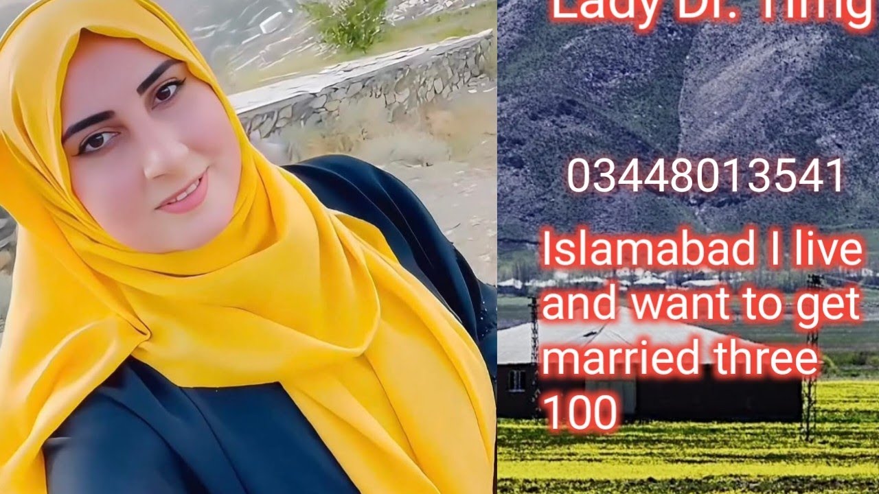 Islamabad I live and want to get married three 100