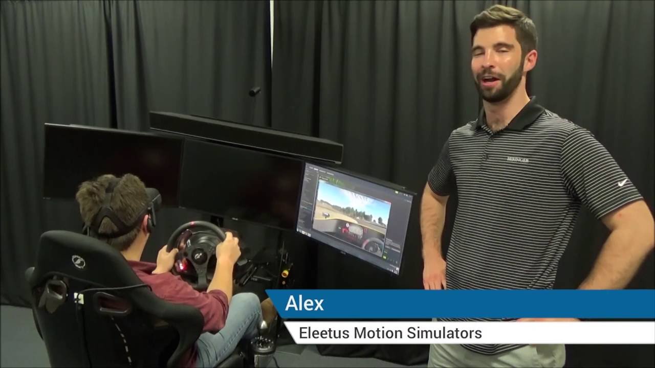 Eleetus Racing Simulator with Oculus Rift VR Headset