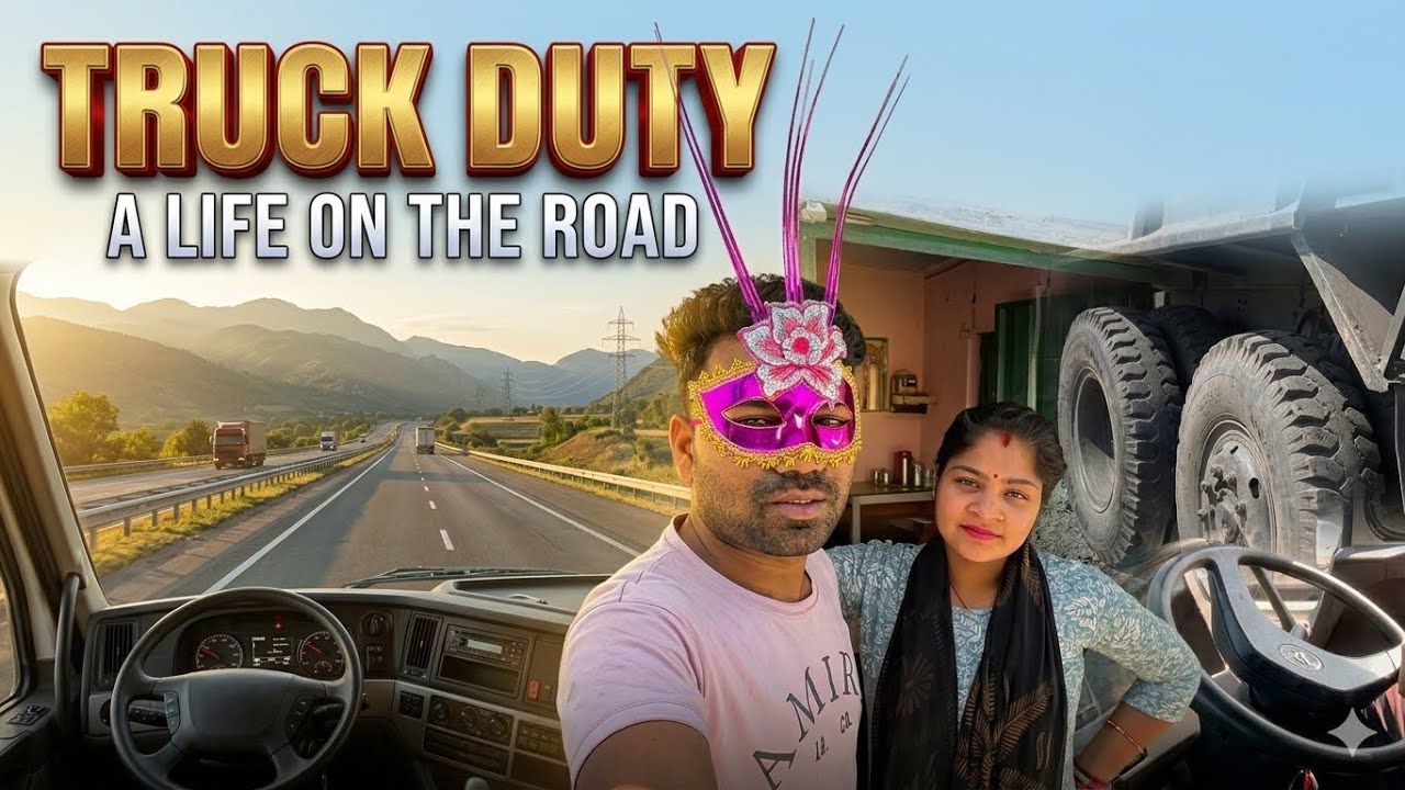 Truck Duty सुबह से रात तक Hard Work 🚚😢| Vijay Sujata Vlogs 
