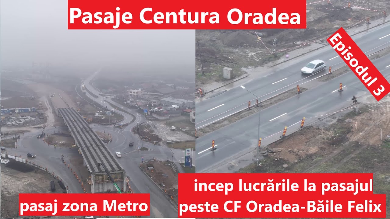 Oradea | Pasaje Centura Oradea, stadiu lucrări ianuarie 2026