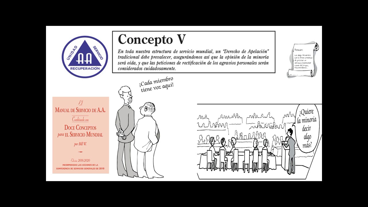Concepto 5  | doce conceptos para el servicio mundial de Alcoholicos Anonimos
