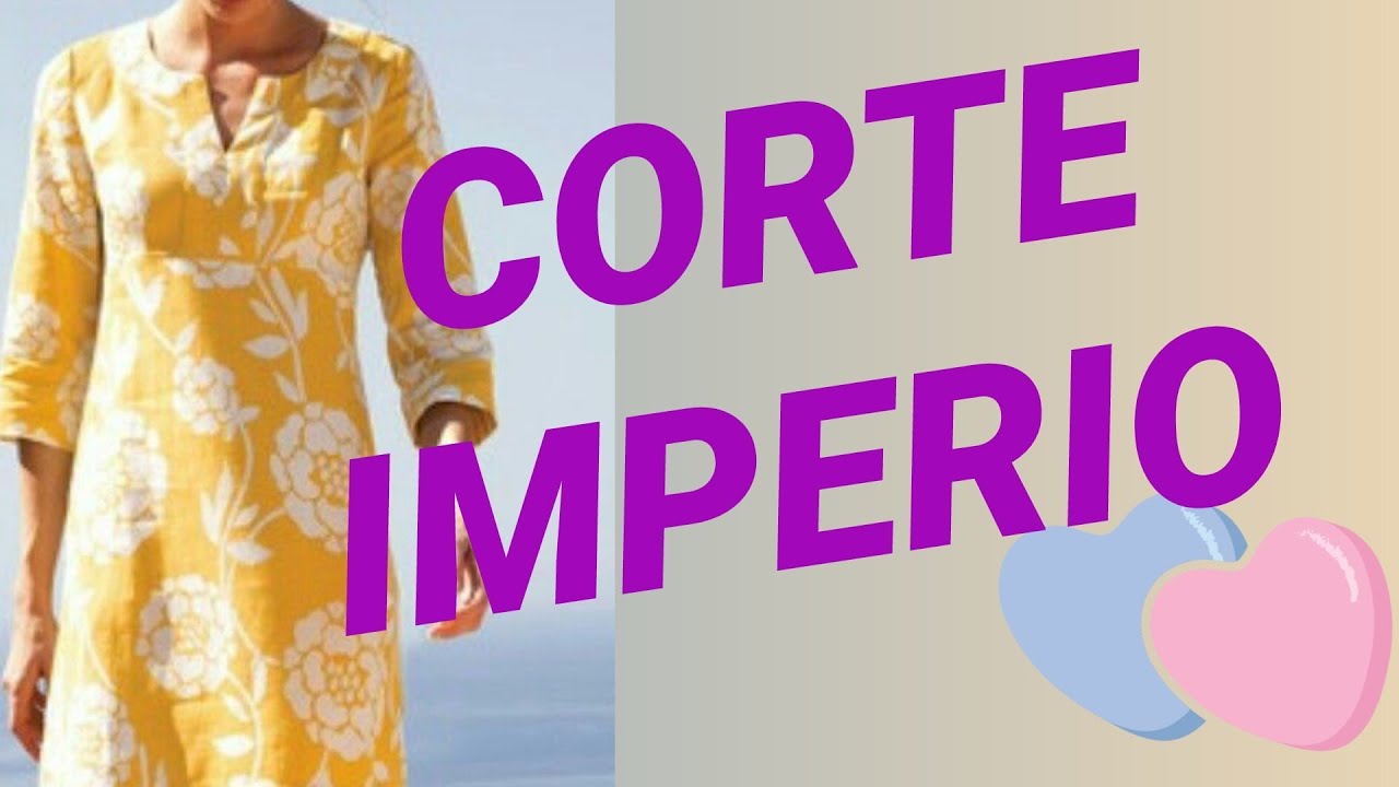 Cómo hacer el CORTE IMPERIO o corte bajo  pecho en un vestido o blusa.