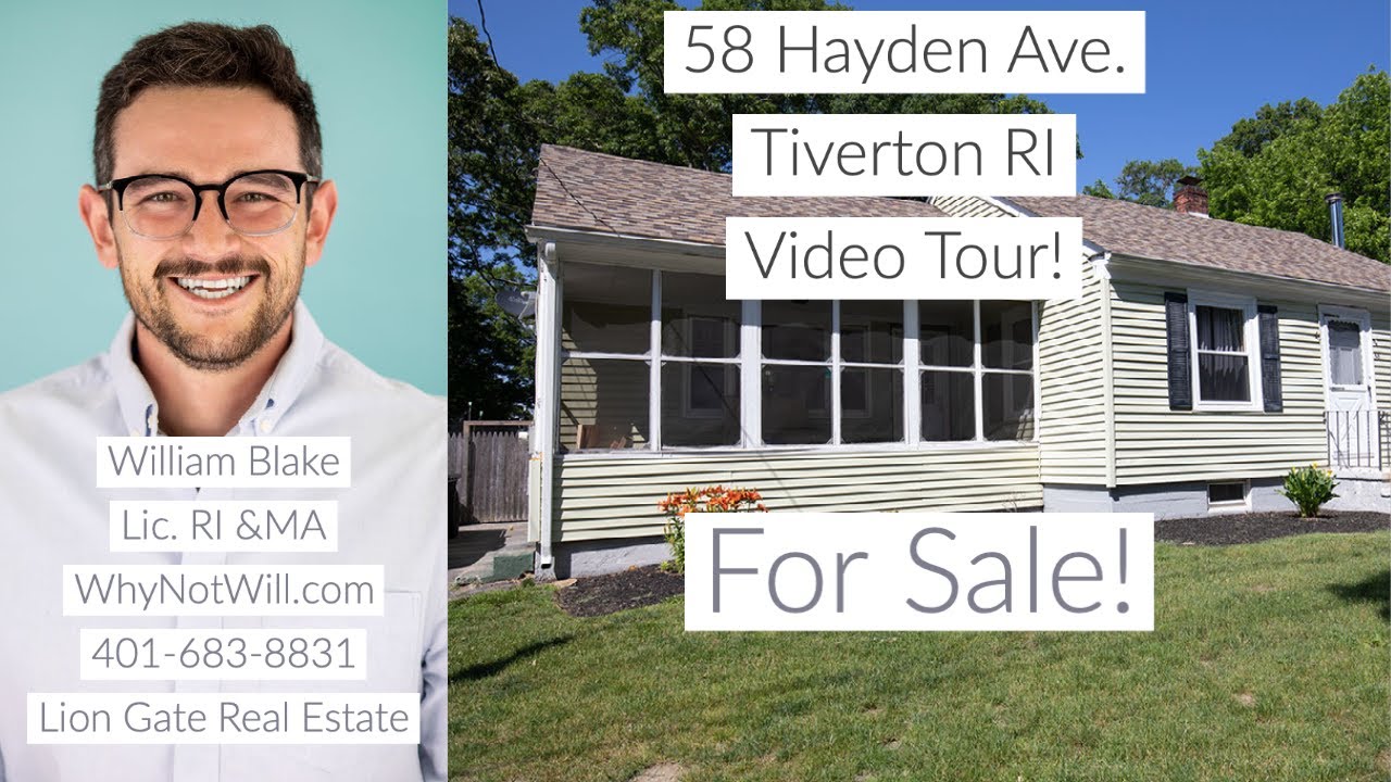 58 Hayden Rd. Tiverton RI 02878 Video Tour