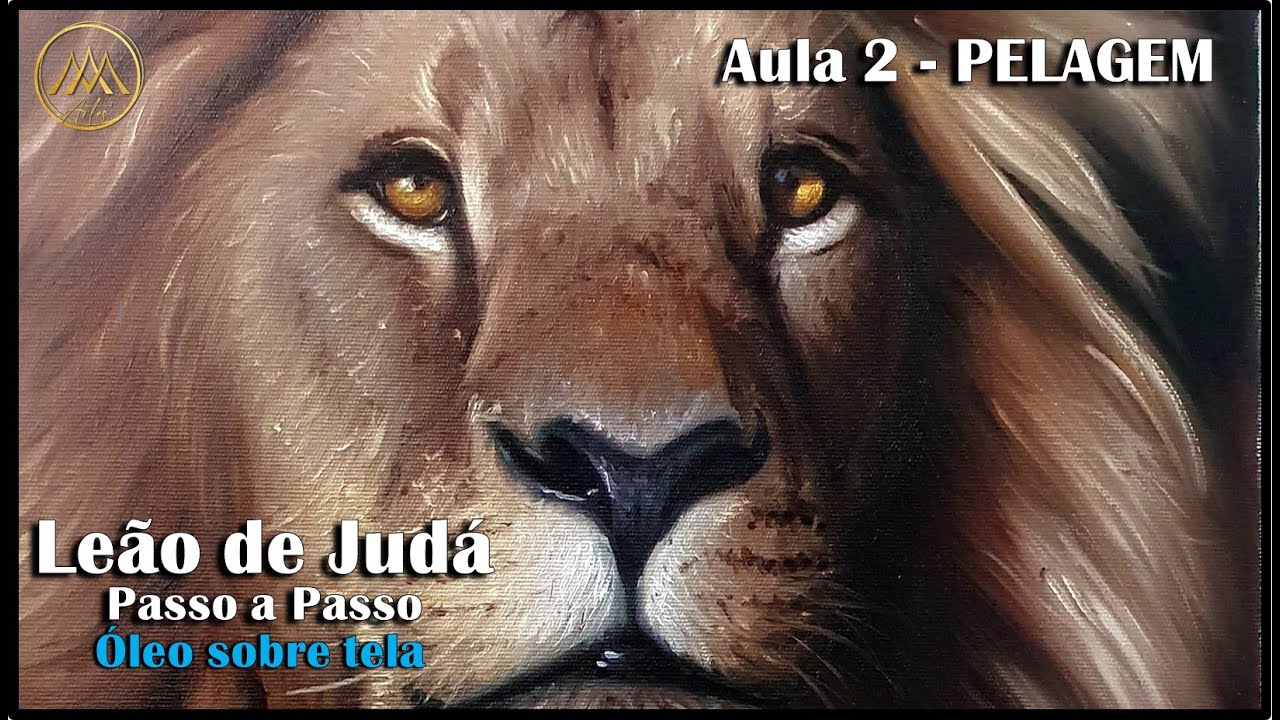 Como Pintar um LEÃO REALISTA / Pelagem e texturas / Paiting a realistic lion in oils