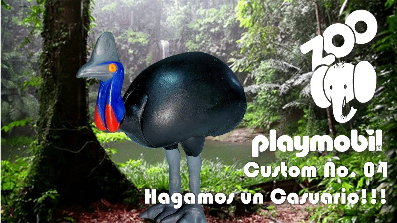 2025 Playmobil Custom No.4 Vamos a hacer un Casuario!!! SUBS [ ES - EN - DE  - FR]