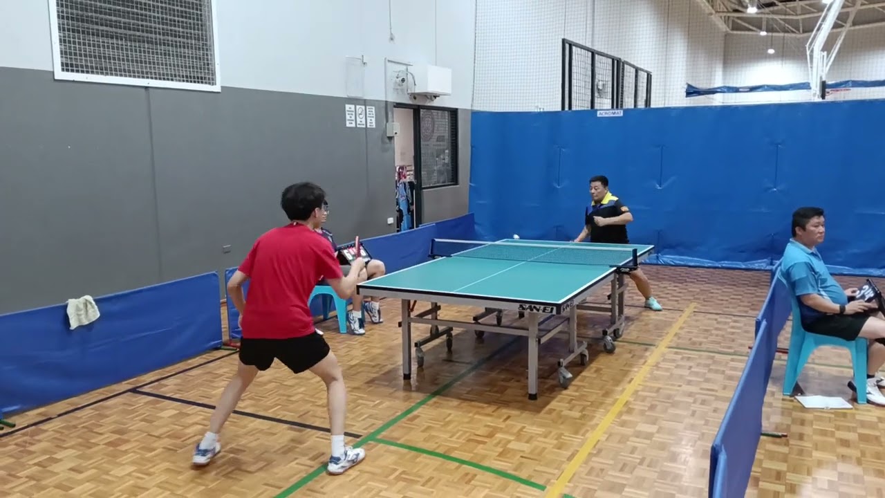 2026 south pennants table tennis Tom Li vs Wang Yanping set 1