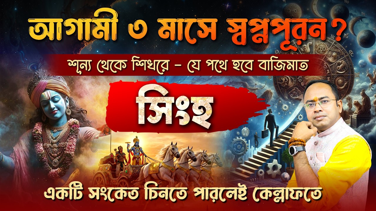 সিংহ রাশির রাজকীয় ভাগ্যবদল! 🚀 আগামী ৯০ দিন কি ঘটবে? Leo Horoscope Astrology | Santanu Dey