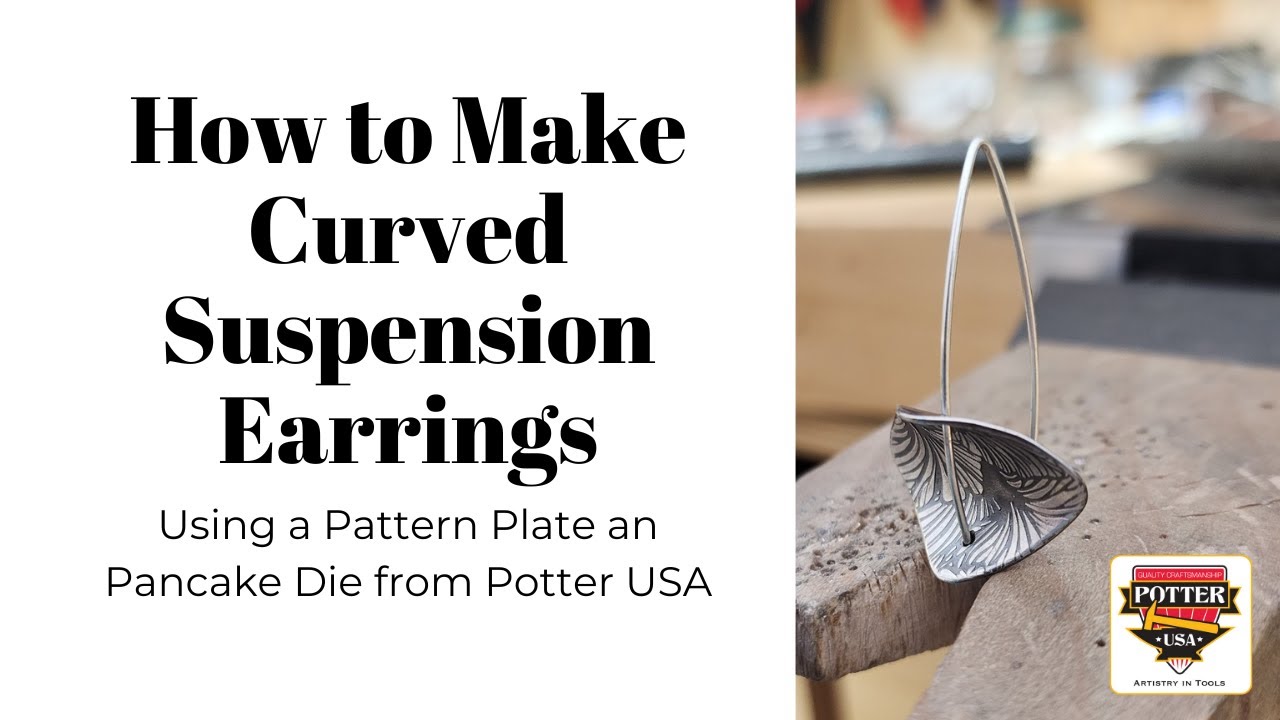 Easy! Make Curved Suspension Earrings