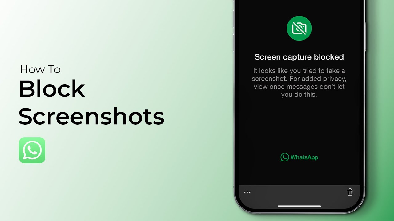 Jak zablokować zrzuty ekranu w WhatsApp?