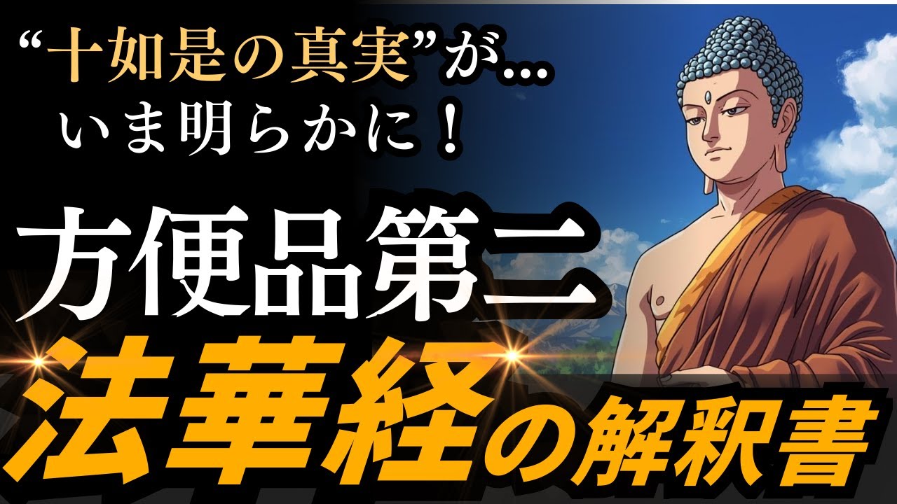 法華経 方便品第二『十如是』の真実とは？現代語訳アニメ解説 #妙法蓮華経 #スピリチュアル #日蓮
