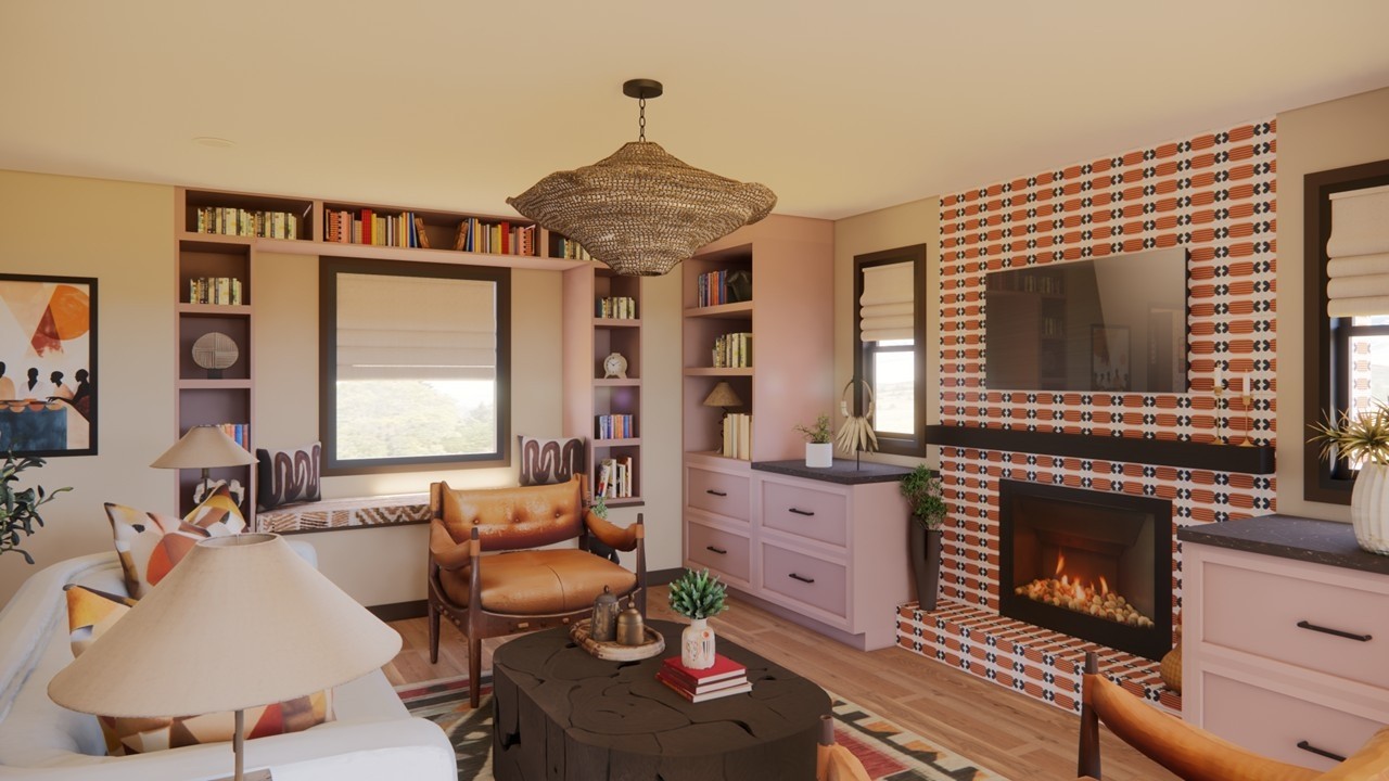 Modern Afrocentric Interior Design Concept | Home Tour