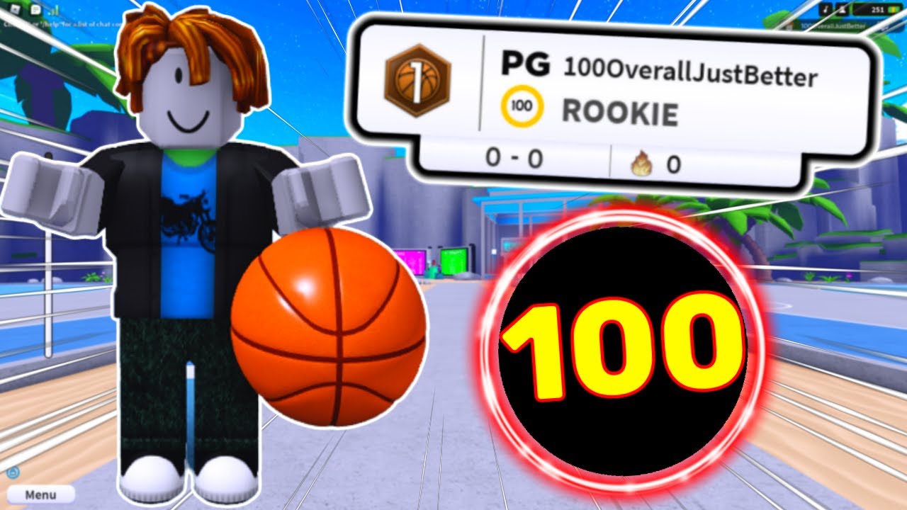 I Played As A 100 Overall In Hoopz…😱