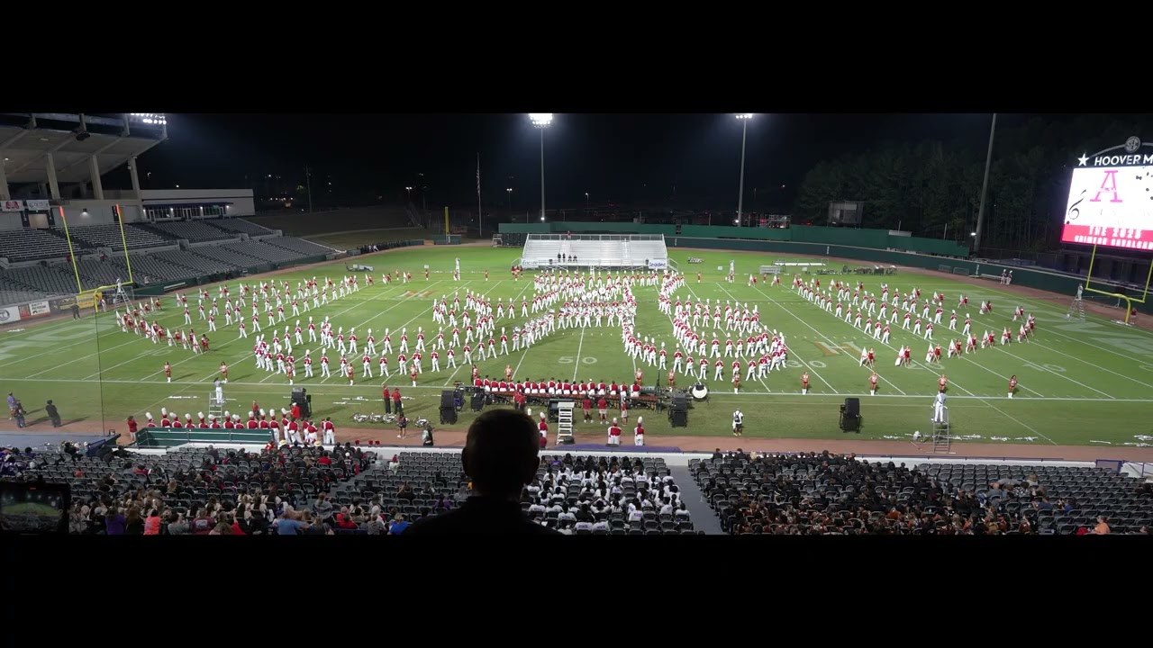 The University of Alabama Million Dollar Band Performs Their Pregame Show at the Crimson Cavalcade