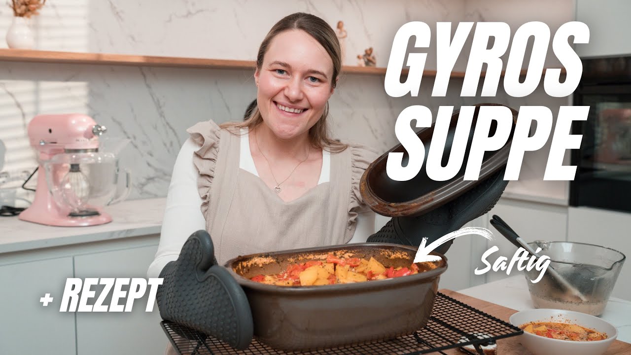 🔥 Die beste Gyros Suppe: Schnell, würzig & einfach 🐔 Mit Hähnchen, Gemüse 🥔 & schnell zubereitet!