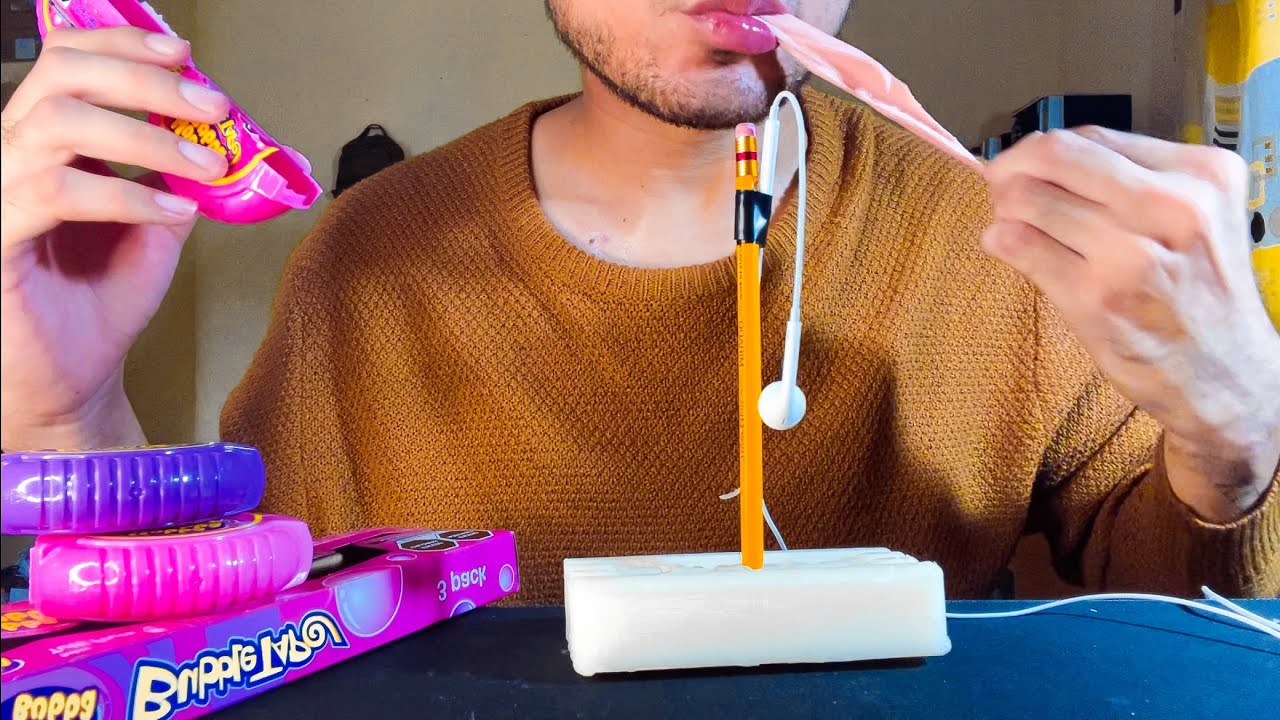 Asmr CASERO mascando chicle ¡EXAGERADAMENTE! 🍬 Mouth sounds para dormir rápido😴🇲🇽