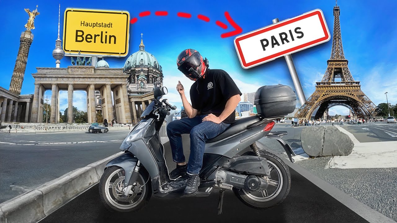 Komme ich mit dem 900€ EBAY-ROLLER von BERLIN nach PARIS?