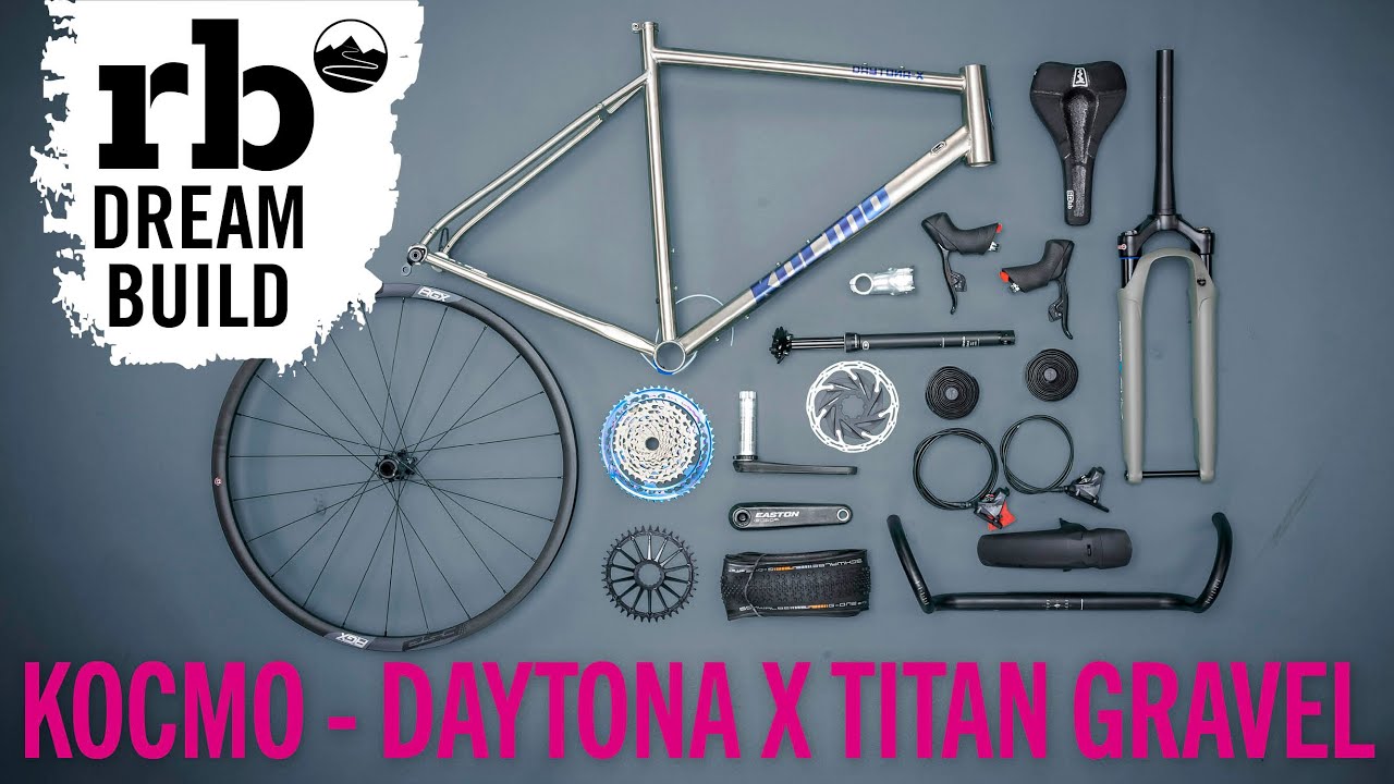 Dreambuild Kocmo Daytona X I Titanium Suspension Gravelbike I Sram Eagle AXS Mullet I Dropper Post