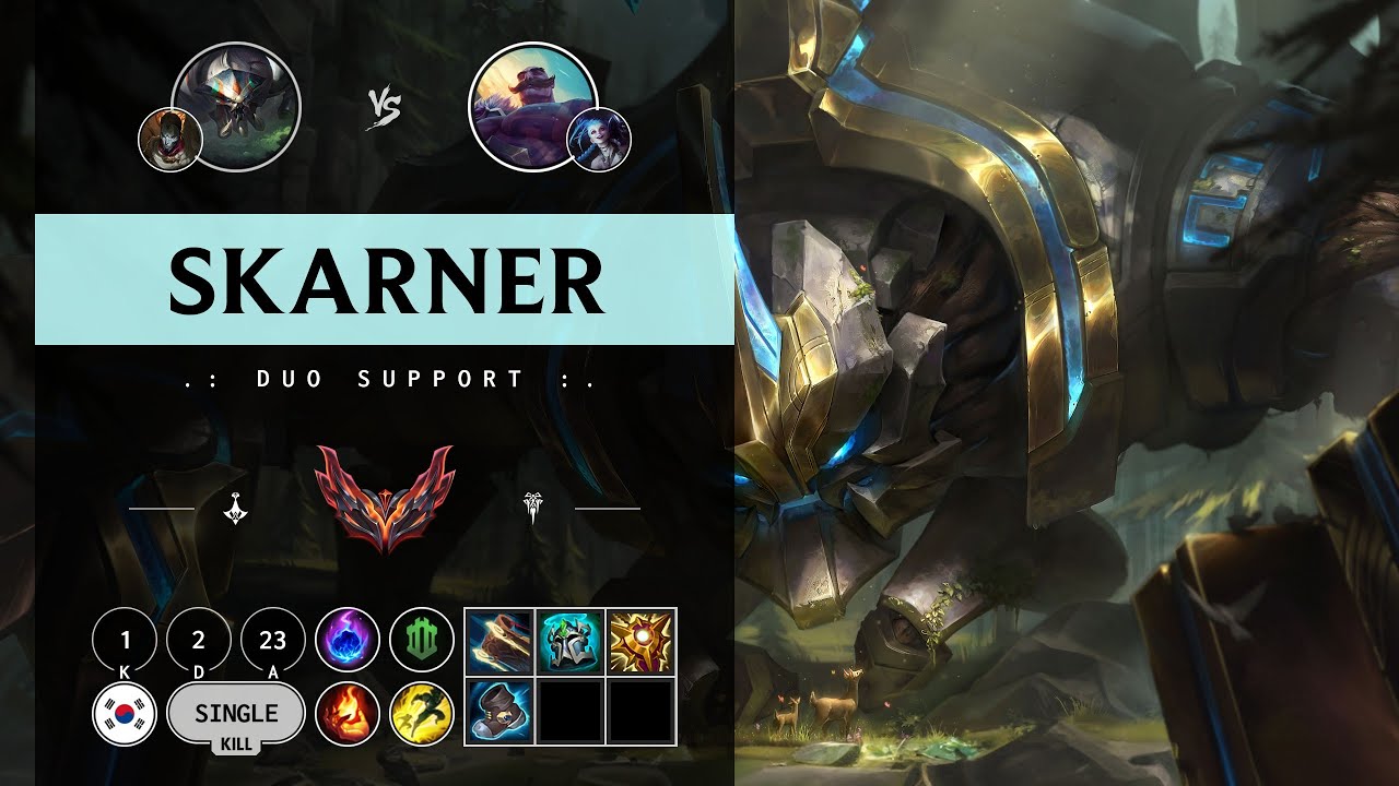 Skarner Support vs Braum - KR Grandmaster Patch 14.9