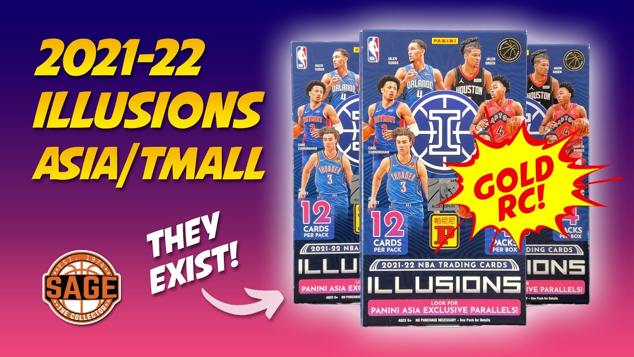 2021-22 Illusions Basketball Tmall/Asia 🔥 They Exist! #'d Gold Rookie!
