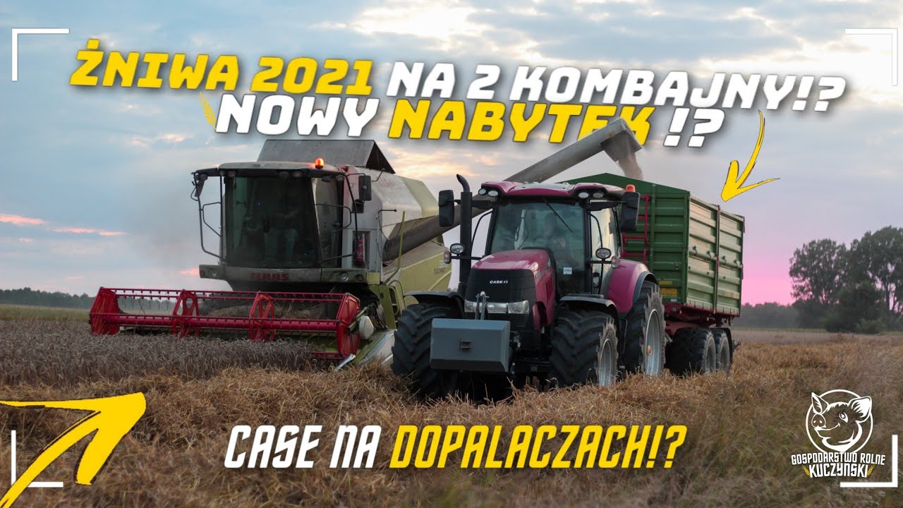Żniwa 2021 na 2 kombajny!?🤪Nowy Nabytek W Akcji?!🥳 2x Case☆ claas ☆ Fendt ☆ Zetor☆ GR.KUCZYŃSKI