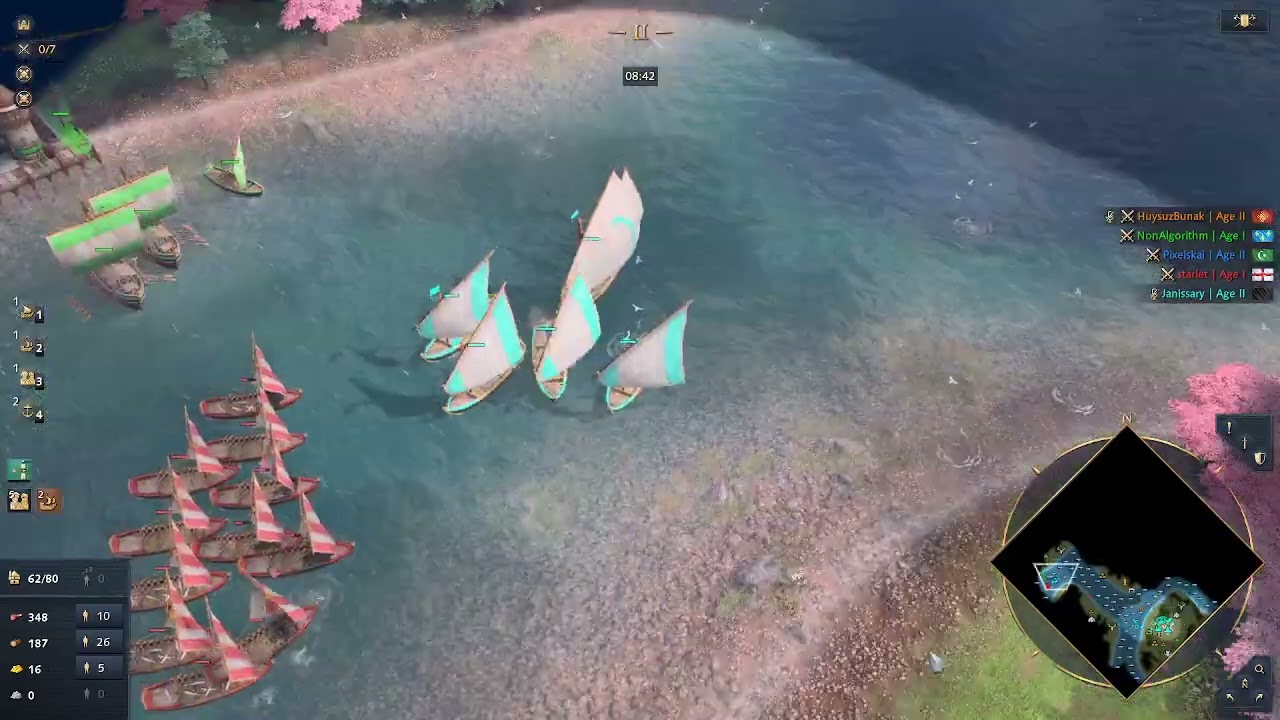 Age of Empires IV: 1v4 Deniz Haritası