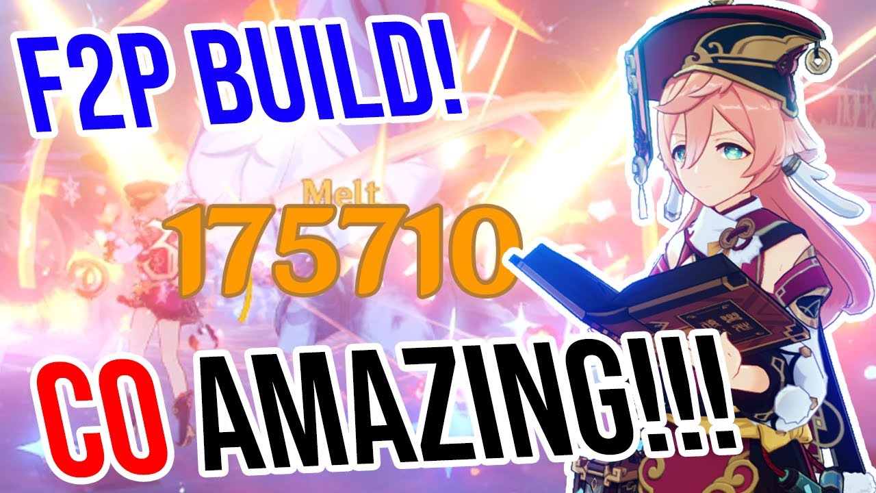 C0 Яньфэй &mdash; потрясающий! 3★ Оружие &mdash; демонстрация и сборка для вейпа и пироманта! &mdash; Genshin Impact