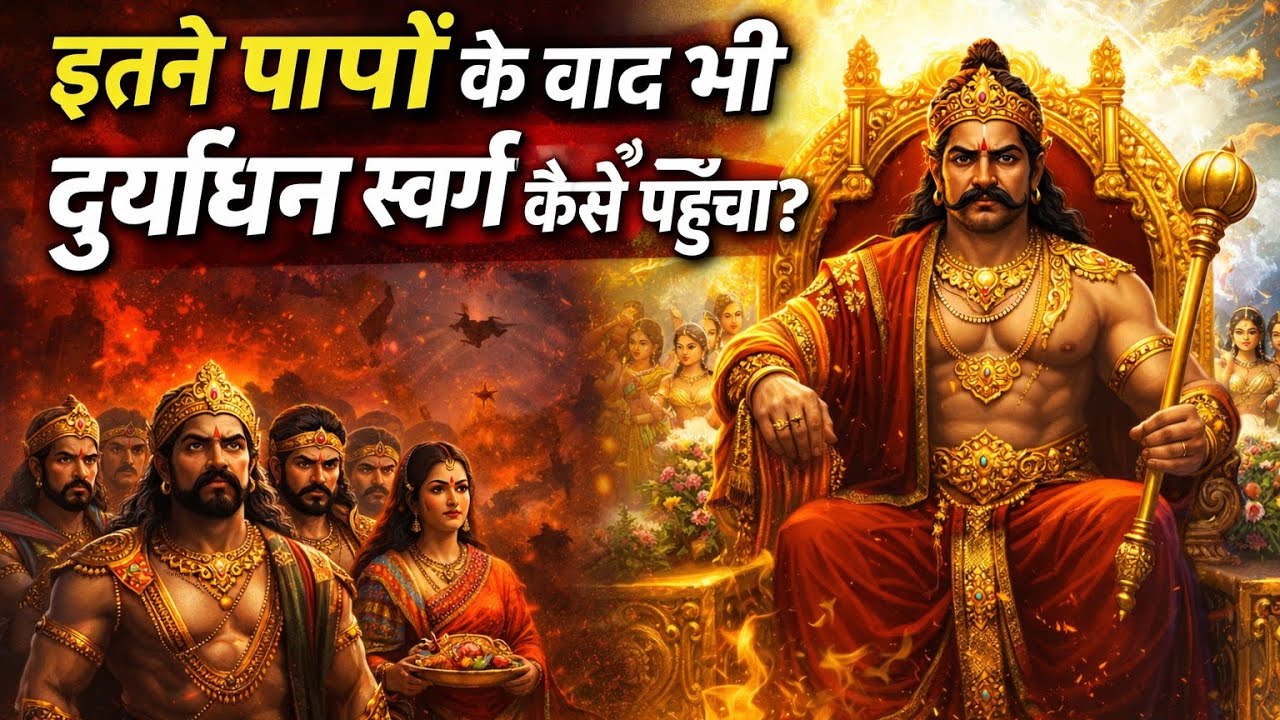 इतने पापों के बाद भी दुर्योधन स्वर्ग कैसे पहुँचा? | Mahabharat Secret | Hindi Story