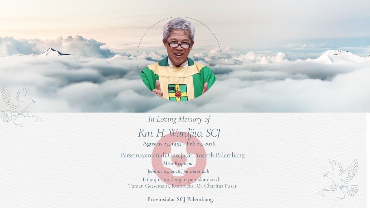 Misa Requiem & Pemakaman Rm. Hadrianus Wardjito, SCJ