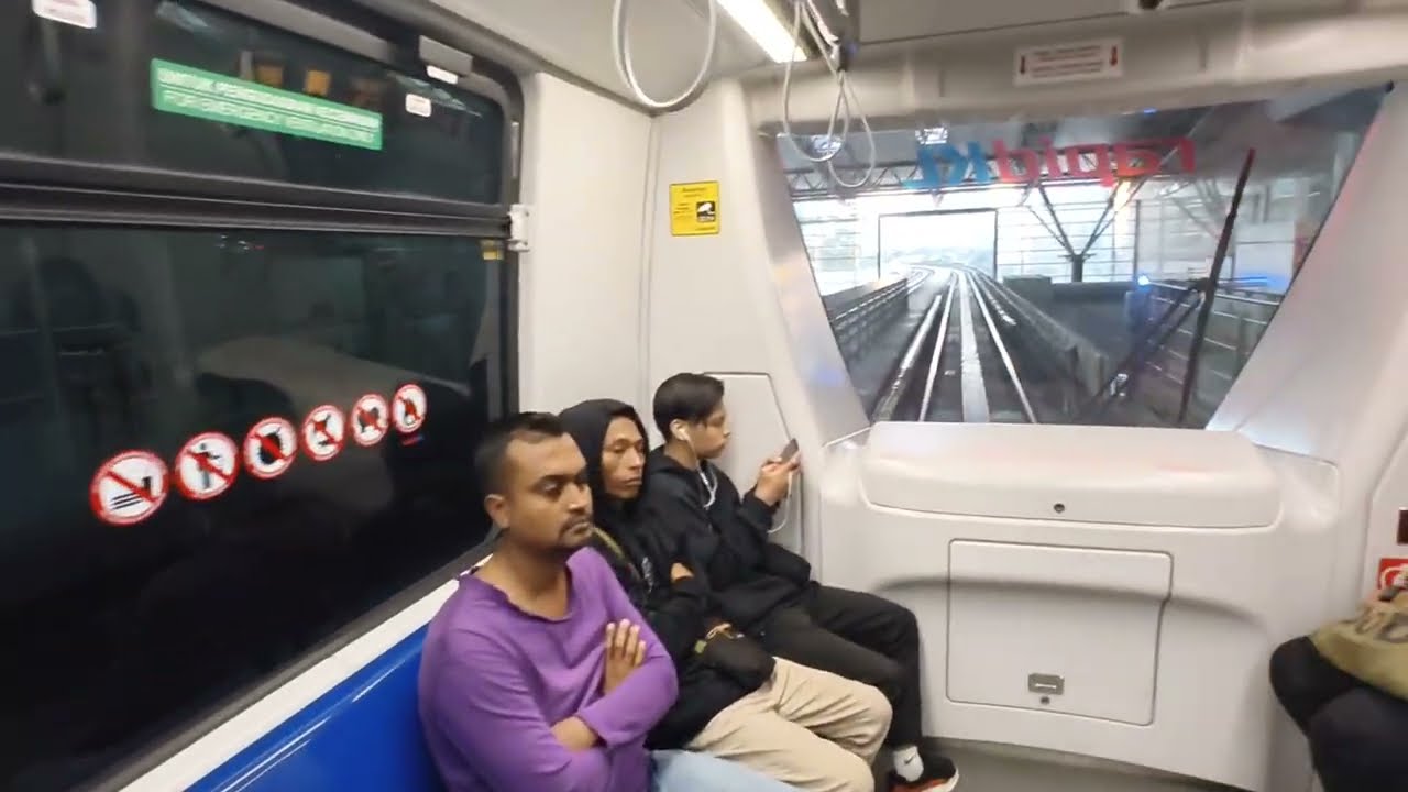 LRT Kelana Jaya Line Alstom Innovia Metro 300 TR33 | Pasar Seni ➡️ Kerinchi.